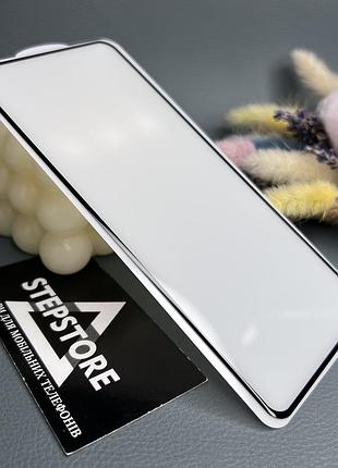 Защитное стекло 3d 5d для xiaomi redmi note 10 / 10s со скругленными краями противоударное с рамкой черное