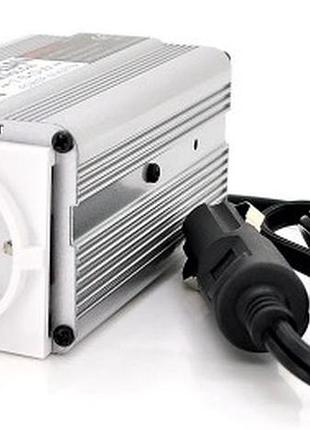 Інвертор напруги mervesan msi-300-12 (300w) 12/220v aproximated 1shuko usb клем + затискач "крокодил" box.q16