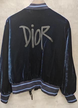 Бомбер dior бархат