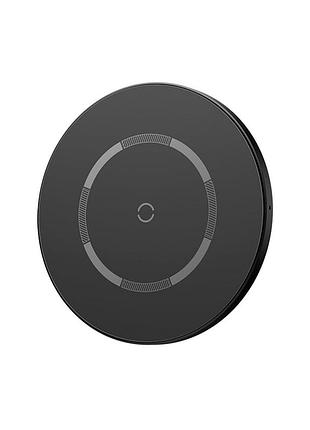 Зарядное устройство беспроводное baseus simple magnetic wireless charger 15w (wxjk-e01) black
