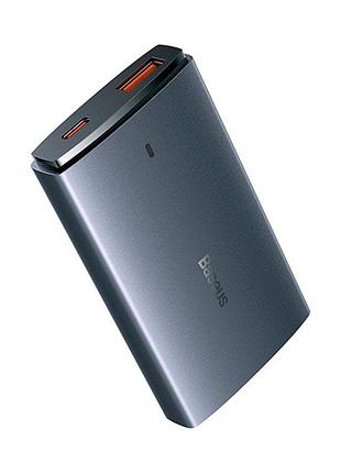 Сетевое зарядное устройство для baseus gan5 pro ultra - slim fast charger c + usb 65вт (ccgp150113)