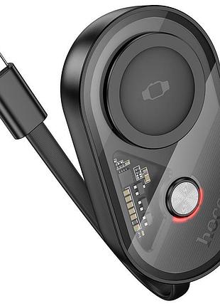 Портативная зарядка hoco whale j145 для apple watch, 1200mah, черный