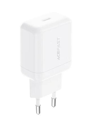 Зарядное устройство для acefast a130 pd20w 20 вт usb-c white