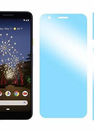 Защитная гидрогелевая пленка для google pixel 3a матовая, на экран