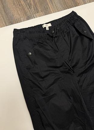 Брюки парашюты карго wide leg 5