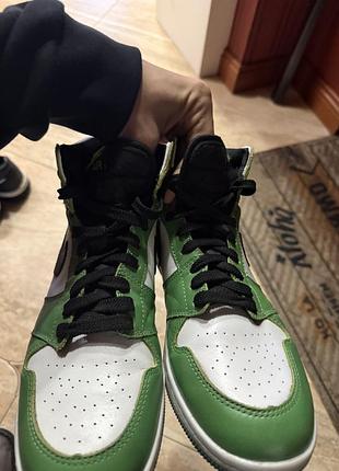 Кросівки унісекс jordan 1 high green