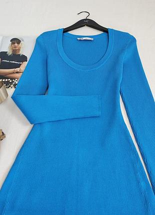 Платье рубчик zara 3