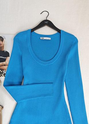 Платье рубчик zara 4