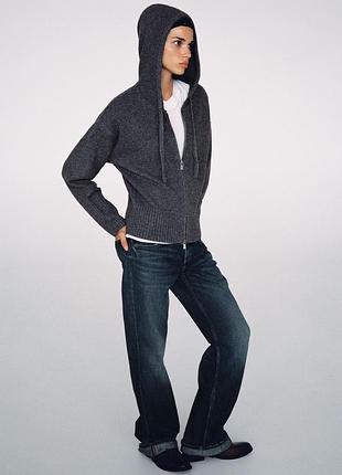 Джинси жіночі trf wide leg сині zara new
