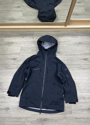 Лыжная куртка peak performance alpine gore-tex мембранная горнолыжная сноубордическая куртка шел shell водонепроницаемая recco gorpcore синяя m