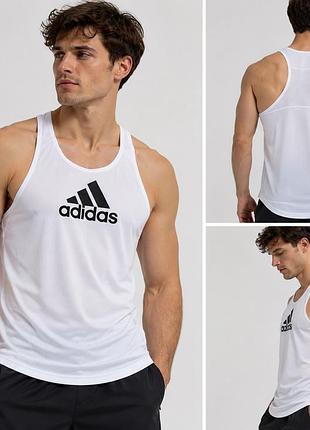 Майка adidas оригінал | чоловіча | розмір m-l | біла