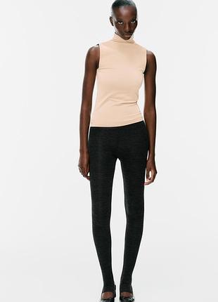 Топ жіночий бежевий без рукавів zara new