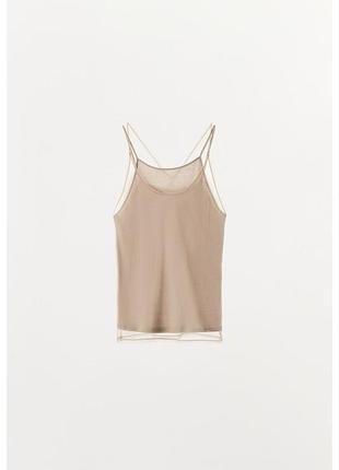 Багатошаровий топ, майка zara 5