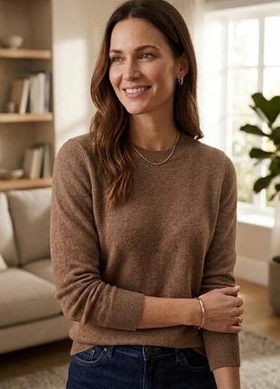 Жіночий бежевий светр оверсайз marks & spencer р. l