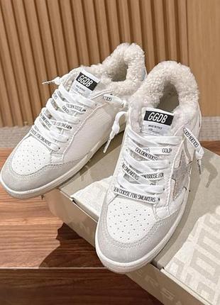 Кеди кросівки golden goose ggdb з утепленням хутро superstar  ballstar