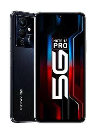 Защитная гидрогелевая пленка для infinix note 12 pro 5g глянцевая, комплект на экран и заднюю крышку