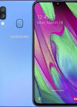 Защитная гидрогелевая пленка для samsung galaxy a40 (a405f) глянцевая, на заднюю крышку