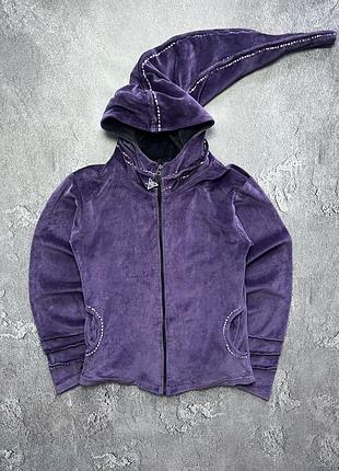Vintage винтажное женское зип худи y2k  wizard japan style size l размер л