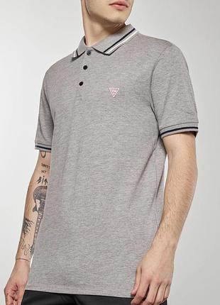 Чоловіча футболка поло від guess slim fit