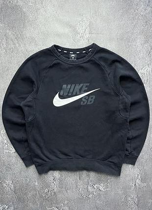 Vintage винтажный свитшот nike sb найк сб big swoosh logo size m размер м