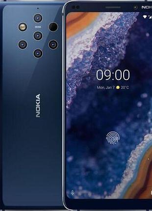 Защитная гидрогелевая пленка для nokia 9 pureview матовая, на заднюю крышку