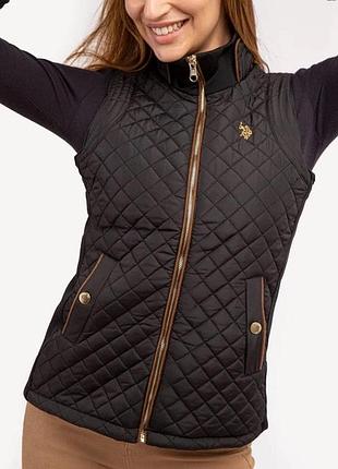 Фірмова жилетка u.s. polo assn стьобана чорна s