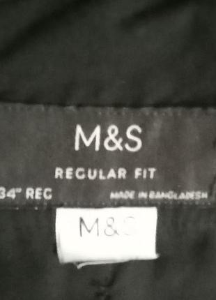 Класичні чорні брюки marks&spencer 4