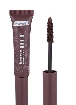 Туш для вій glambee brown hit коричнева