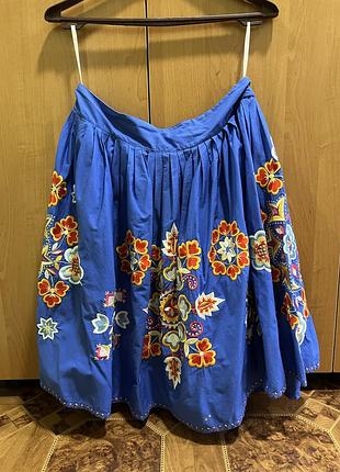 Юбка с вышивкой в украинском стиле українська спідниця