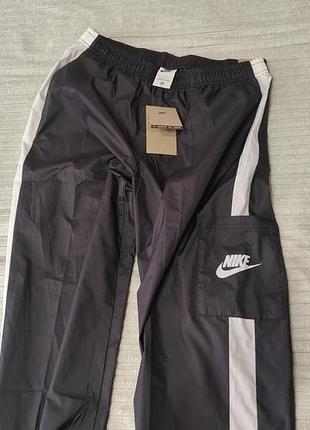 Спортивні штани чоловічі nike sportswear woven pants чорні, розмір m