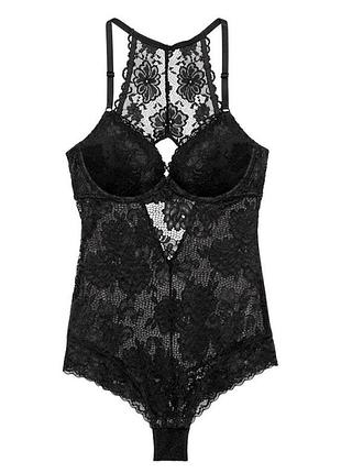 Боди черный xs-s h&m с пуш ап