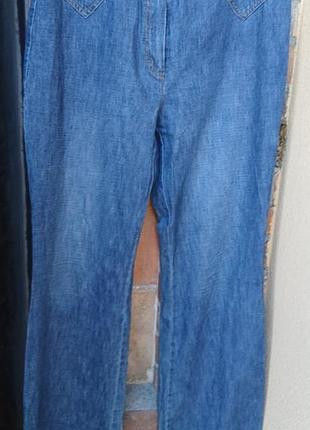 Стильні джинси-кльош hirsch denim (розмір 42 / xl)