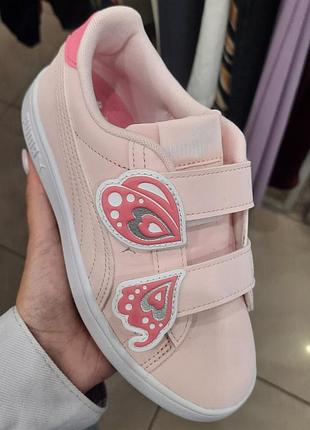 Кросівки для дівчинки puma рожеві