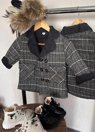 Детское пальто для мальчика 4