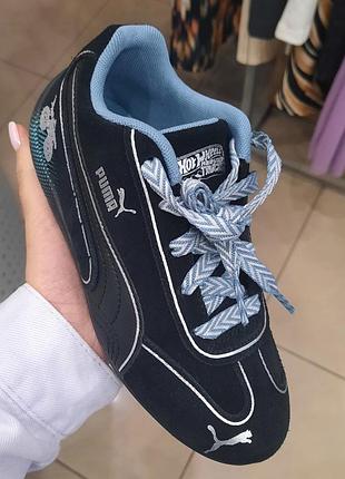 Кросівки puma замшеві чорні