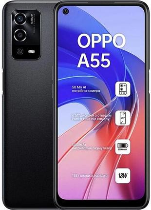 Защитная гидрогелевая пленка для oppo a55 матовая