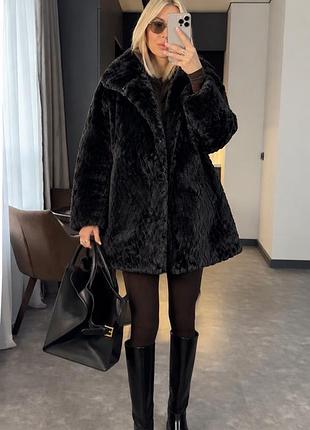 Шуба zara пальто