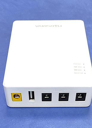 Міні дбж джерело безперебійного живлення marsriva kp3 3xdc+usb out 5v/9v/12v, 2а/18w, 10000ah (37wh) lipol