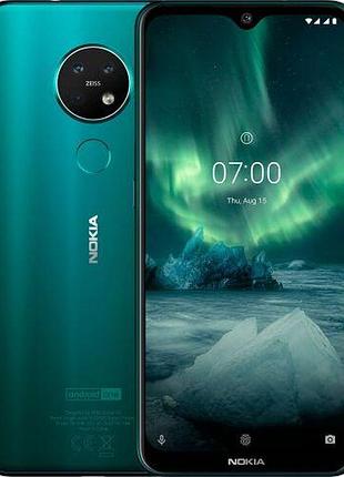 Защитная гидрогелевая пленка для nokia 7.2 матовая