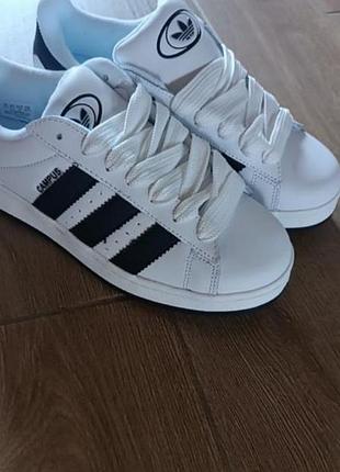 Новые кожаные кроссовки adidas campus