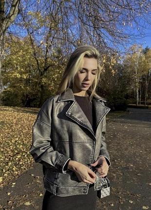 Куртка з еко шкіри