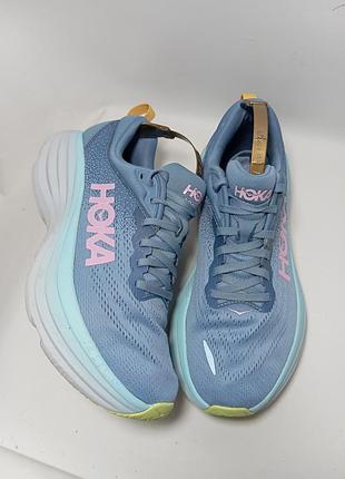 Кросівки жіночі бігові hoka one one w bondi 8 1127952-ssk р.блакитний