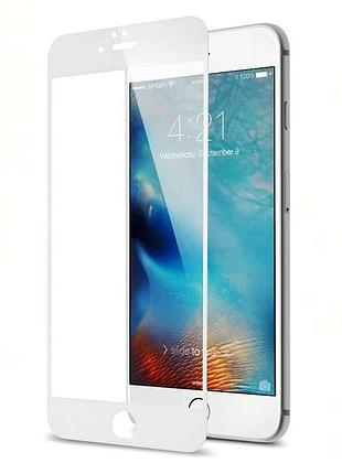 Защитное стекло iphone 6 plus 3d white