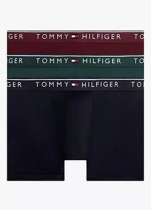 Чоловічі труси-боксери tommy hilfiger trunk з мікрофібри, набір, розміри m, l, xl