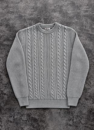 Свитер с круглым горлом "mariner" серый xl