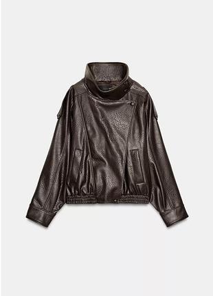 Куртка zara коричнева , xs-s