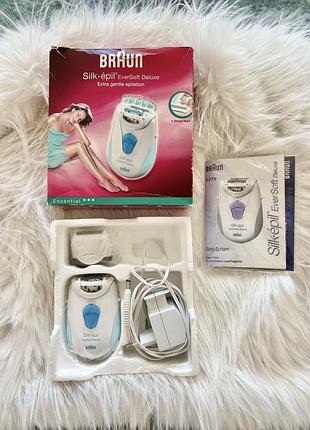 Епілятор braun silk-épil eversoft deluxe