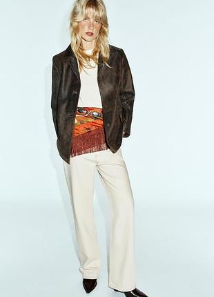 Куртка жіноча 100% шкіра zara new