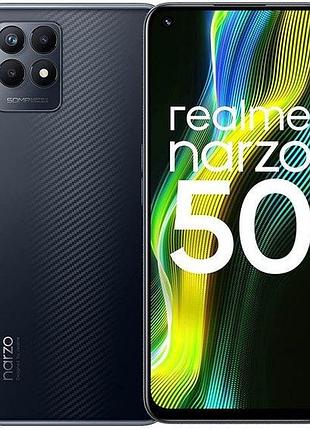 Защитная гидрогелевая пленка для realme narzo 50 глянцевая, на заднюю крышку