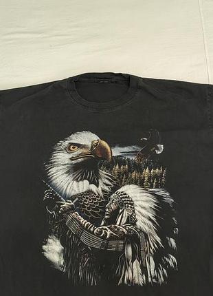 Vintage 90`s mr. big outfitters rock eagle - футболка велика  - орел байкерський , рок -3xl